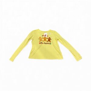 Cat & Jack Bright Yellow Long Sleeve Tee
